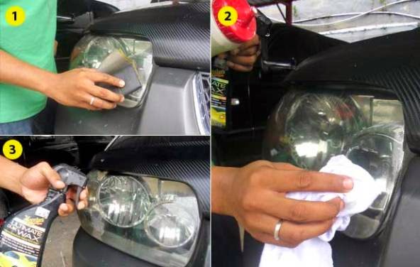  Lampu  Mobil  yang  Buram  bagaimana cara membersihkannya 