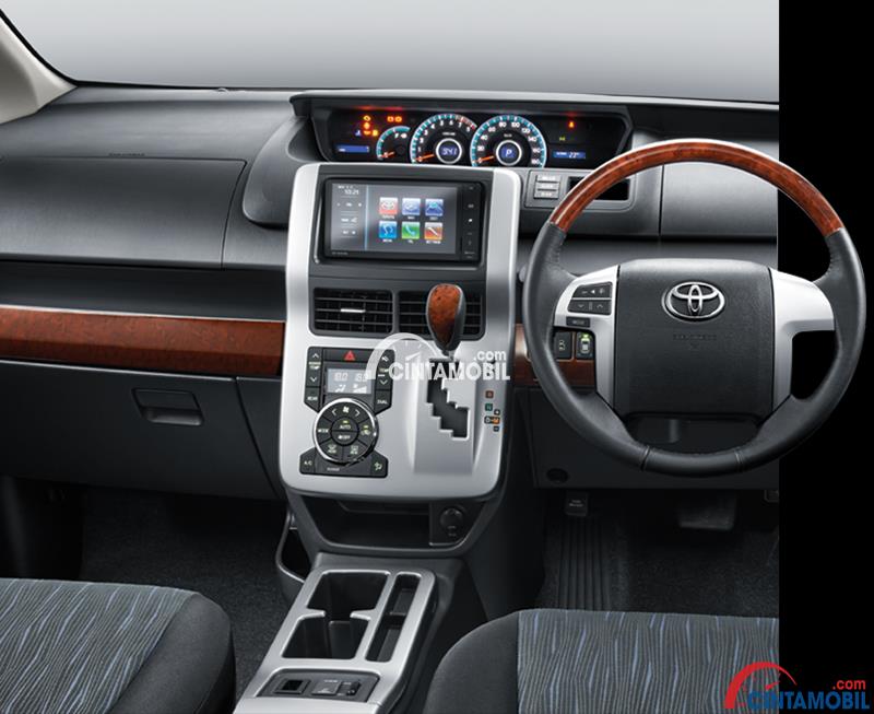 Gambar bagian Interior Toyota Nav1 dengan beragam fitur atraktif