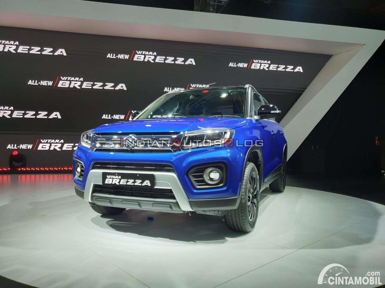 Suzuki Vitara Brezza Facelift 2020 Meluncur Di Auto Expo 2020,