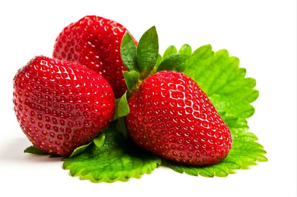 Gambar menunjukan Buah strawberry