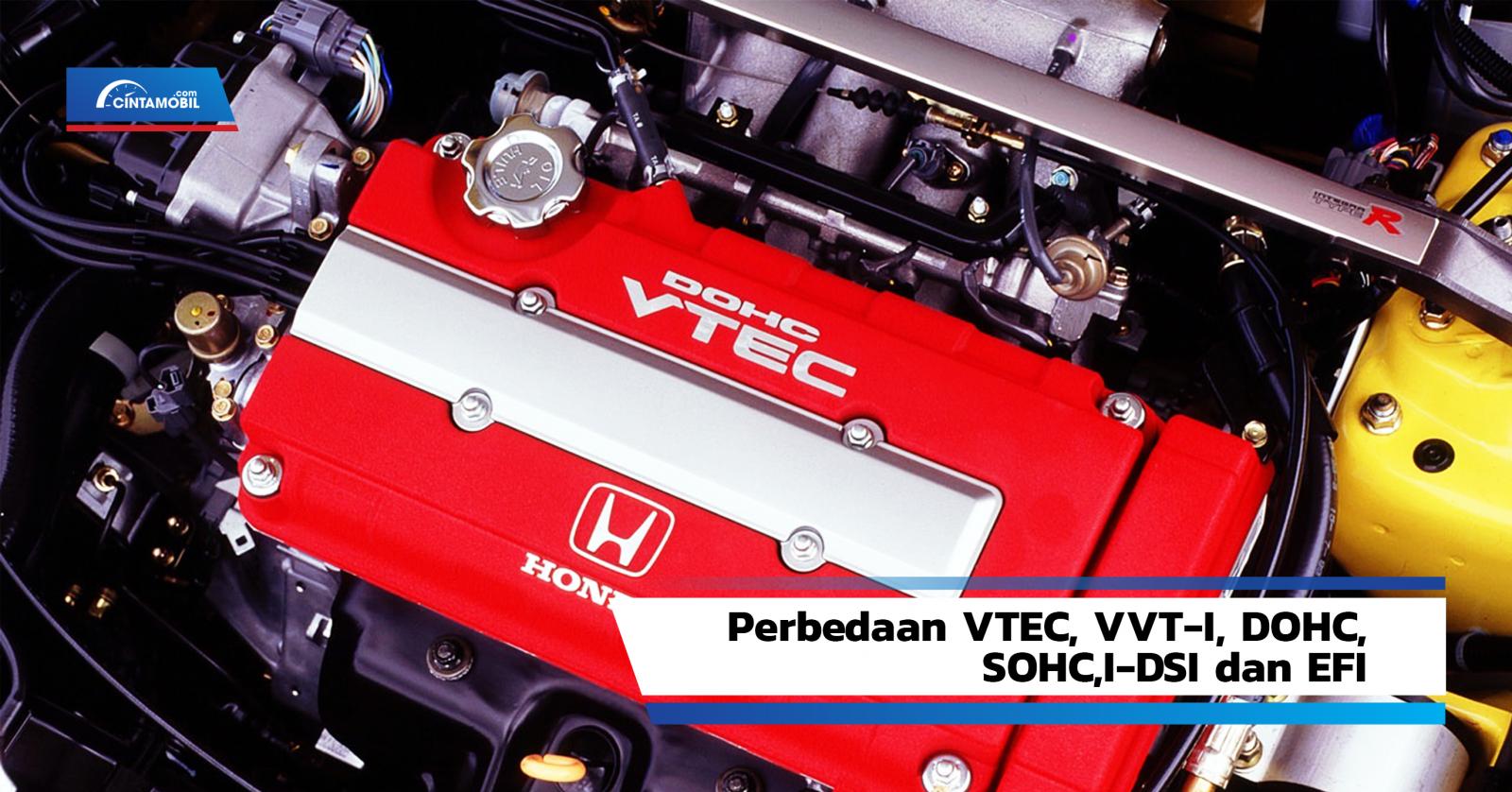 Perbedaan Vtec, Vvt-I, Dohc, Sohc, I-Dsi Dan Efi