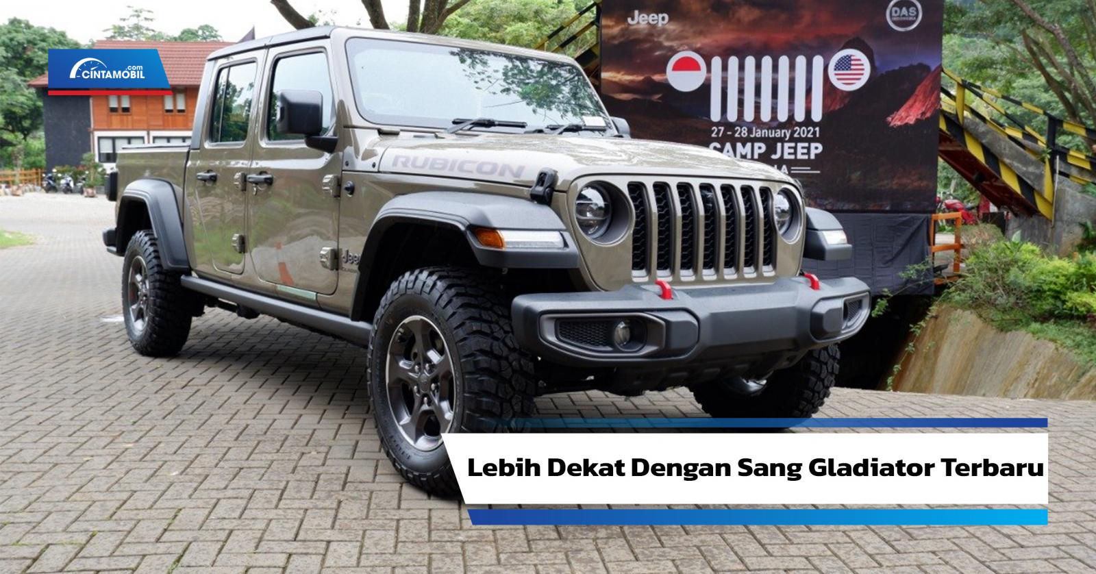 Jeep Gladiator 2021 Mengaspal Di Indonesia