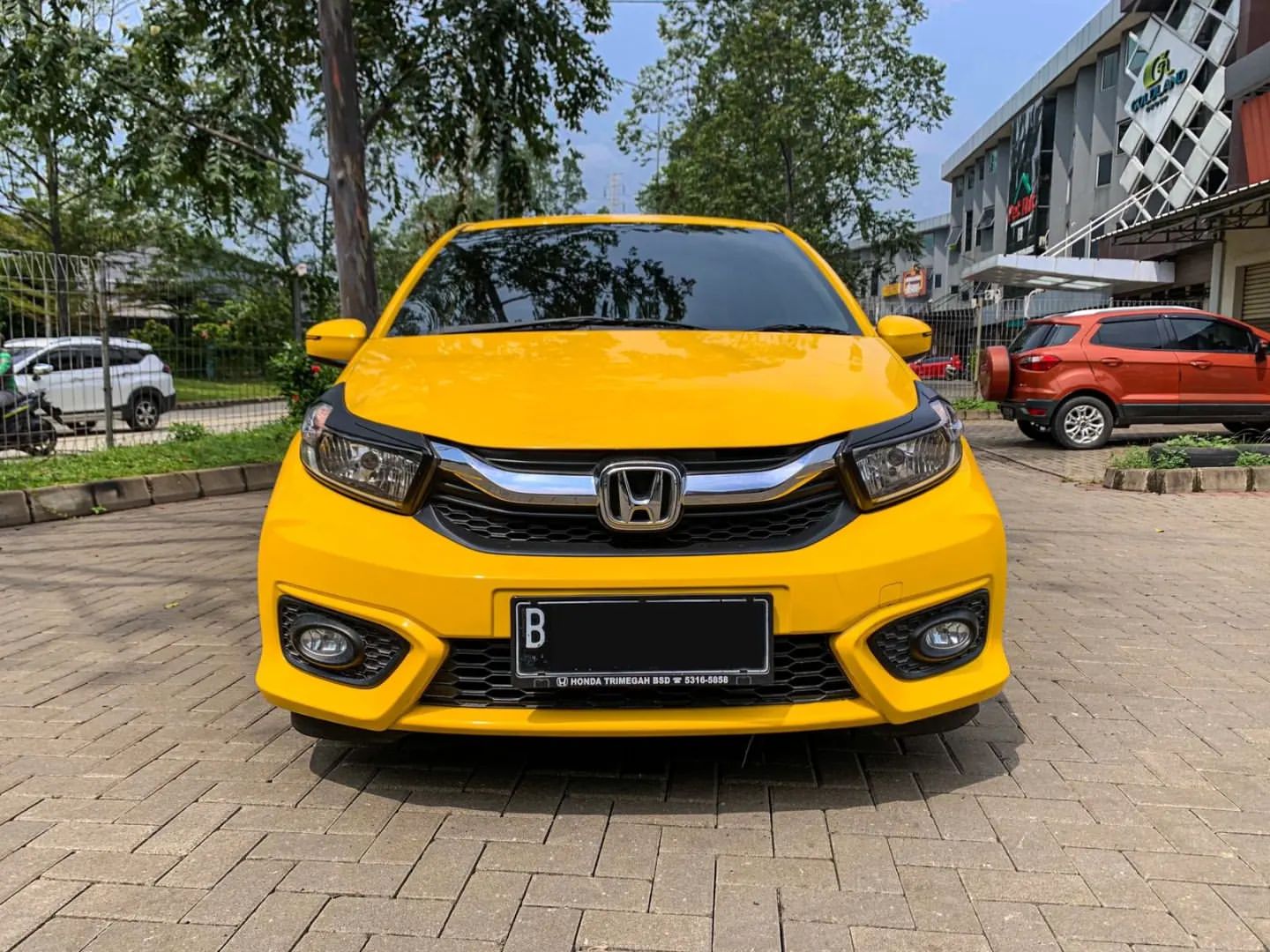 All New Honda Brio Satya E Cvt Kuning