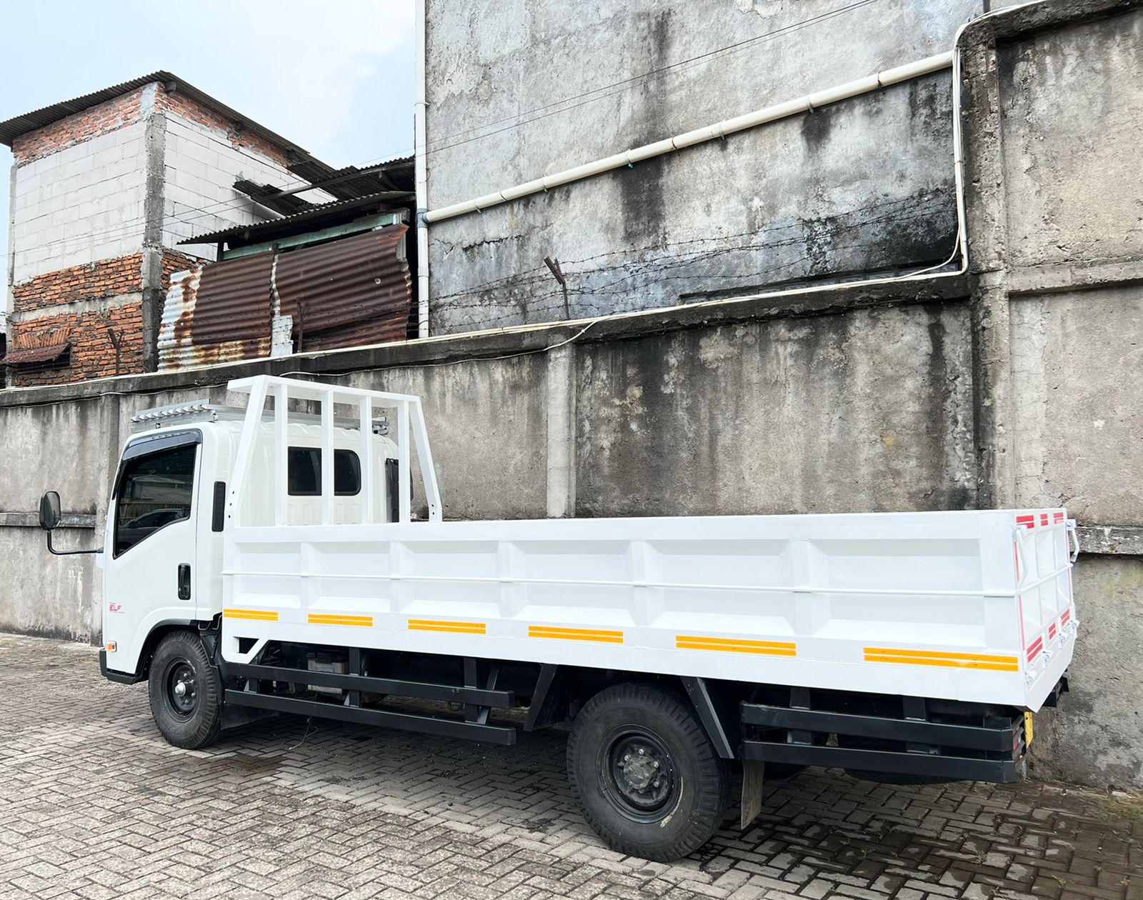 MULUS+banBARU MURAH Isuzu Elf Engkel LONG CDE NLR55TLX Bak Besi 2021 ...