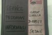 Great corolla 94 D bandung barat stnk bpkb faktur service book manual 1
