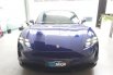 Brand New 2020 Porsche Taycan 4S Gentian Blue Metallic on Black 10