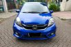 Honda Brio E CVT 2017 biru km 40 ribu 1