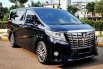 Toyota alphard 2.5 G atpm 2017 hitam sunroof record pilotseat tangan pertama cash kredit bisa 2