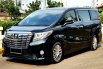 Toyota alphard 2.5 G atpm 2017 hitam sunroof record pilotseat tangan pertama cash kredit bisa 3