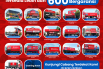 Daihatsu Sigra 1.2 R MT 2023 - Pajak Hidup - B2099KIY 2