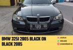 BMW 325I Black On Black 2005 Hitam 22