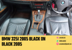 BMW 325I Black On Black 2005 Hitam 7