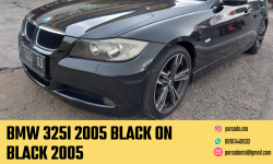 BMW 325I Black On Black 2005 Hitam 1