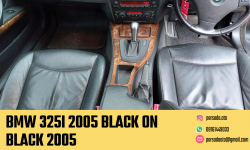 BMW 325I Black On Black 2005 Hitam 3