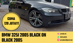 BMW 325I Black On Black 2005 Hitam 4