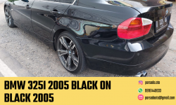 BMW 325I Black On Black 2005 Hitam 7