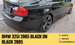 BMW 325I Black On Black 2005 Hitam 8