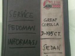 Great corolla 94 D bandung barat stnk bpkb faktur service book manual 1