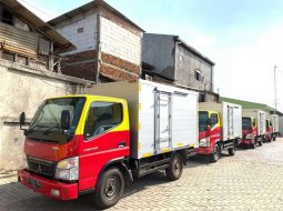 RENTAL SEWA CDE elf NHR dutro Mitsubishi Coltdiesel engkel box alumunium bok besi 1