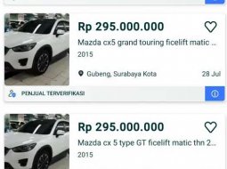 Kalimantan Timur, jual mobil Mazda CX-5 Touring 2015 dengan harga terjangkau 1