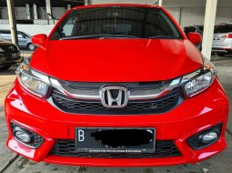 Honda Brio Satya E AT ( Matic ) 2021 Merah Km low 3rban Good Condition Seperti Baru