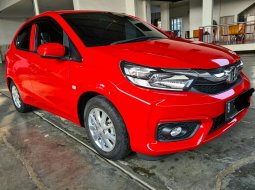 Honda Brio Satya E AT ( Matic ) 2021 Merah Km low 3rban Good Condition Seperti Baru 2