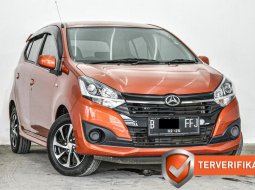 Daihatsu Ayla 1.2L X MT 2019 Orange Siap Pakai Murah Bergaransi Kilometer Rendah Asli DP Minim 5Juta