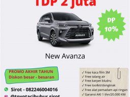 Promo Toyota Avanza DP Murah Diskon Akhir Tahun