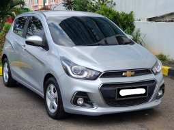 Chevrolet spark ltz matic km 19rban silver 2017 cash kredit bisa 1