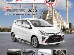TOYOTA ALL NEW AGYA (WHITE)  TYPE G TRD SPORTIVO FACELIFT 1.2 M/T (2020)