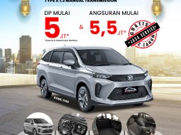 DAIHATSU ALL NEW XENIA (SILVER METALLIC)  TYPE X 1.3 M/T (2022)