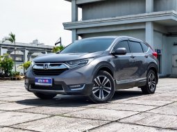 Honda CR-V Turbo Prestige 2017, ABU ABU, KM 50rban, PJK 09-23, Ganjil Tangerang 2