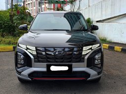 Km7ribuan hyundai creta prime sunroof 2022 hitam tangan pertama dari baru cash kredit proses bisa 1