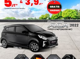 DAIHATSU NEW AYLA (BLACK SOLID)  TYPE R DELUXE MC 1.2 M/T (2022)