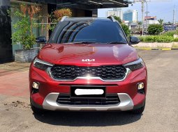 Kia Sonet Dynamic 2022 merah km 6rban sunroof 5seater cash kredit proses bisa dibantu 1