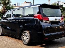 Toyota alphard 2.5 G atpm 2017 hitam sunroof record pilotseat tangan pertama cash kredit bisa 7
