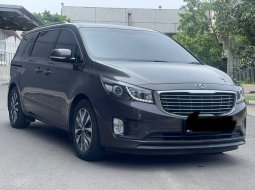 TDP RINGAN!!! KIA SEDONA ULTIMATE AT COKLAT 2017 2