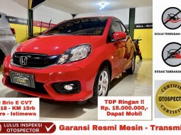 [ODO 15rb] Honda Brio E CVT AT 2018 Merah