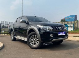 Mitsubishi Triton Dobel Cabin AT 4x4 2018, Hitam, KM 73rb, PJK 5-23 AN PT 2