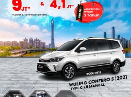 WULING CONFERO S (PRISTINE WHITE)  TYPE C 1.5 M/T (2021)