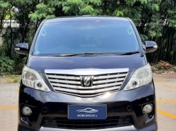 Toyota Alphard 2.4 S MPV AT 2011 HITAM Km 58 rb Dp 5,9 Jt No Pol Ganjil 8