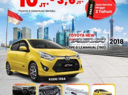 TOYOTA NEW AGYA (YELLOW) TYPE G TRD MC 1.2 M/T (2018)