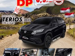 DAIHATSU ALL NEW TERIOS (MIDNIGHT BLACK METALLIC)  TYPE X 1.5 M/T (2023)