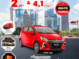 DAIHATSU NEW AYLA (RED SOLID)  TYPE R DELUXE MC 1.2 M/T (2021)