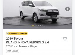 Toyota Kijang Innova 2.4G 2019 Putih