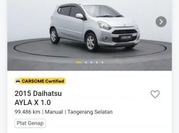 Daihatsu Ayla 1.0L X MT 2015 Hatchback