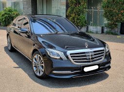 Mercedes-Benz S-Class S 450 L 2018 hitam 17ribuan mls pajak panjang tangan pertama cash kredit bisa