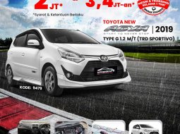 TOYOTA NEW AGYA (SILVER)  TYPE G TRD SPORTIVO 1.2 M/T (2019)