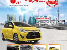 TOYOTA NEW AGYA (YELLOW)  TYPE G TRD MC 1.2 M/T (2018) 1