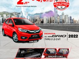 HONDA ALL NEW BRIO (RALLYE RED)  TYPE E 1.2 CVT (2022)